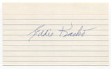 Eddie Kasko Signed 3x5 Index Card Baseball Autographed St. Louis Cardinals