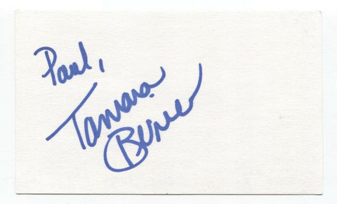 Tamara Bernier Evans Signed 3x5 Index Card Autograph Signature Actress X-Men