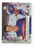 1994 Fleer Ultra Jim Campbell Signed Card Hockey Autograph NHL AUTO #479