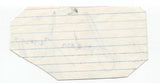 Gordon Jump Signed 3x5 Index Card Autographed Signature Actor WKRP