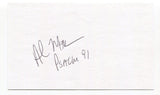 Alan Mills Signed 3x5 Index Card Autographed MLB Baseball New York Yankees