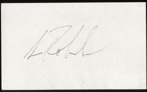 Sam Robards Signed Index Card Signature Vintage Autographed AUTO