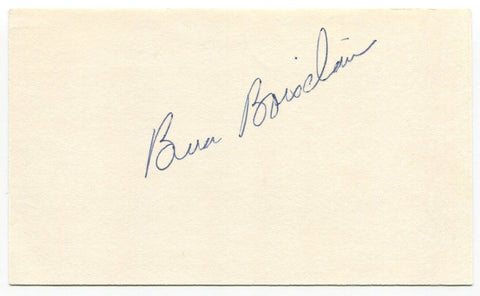 Bruce Boisclair Signed 3x5 Index Card Autographed New York Mets Debut 1974