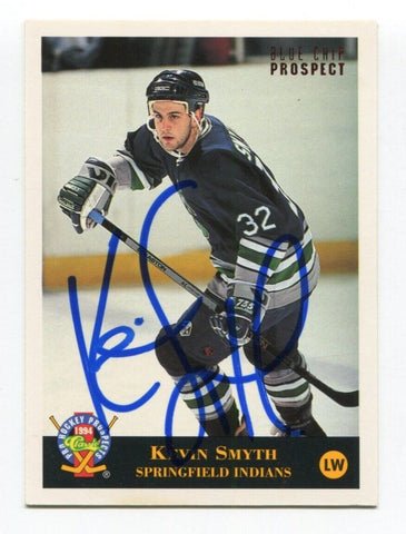 1994 Classic Pro Prospects Kevin Smyth Signed Card Hockey Autograph AUTO #225