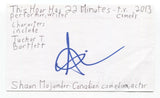 Shaun Majumder Signed 3x5 Index Card Autographed Signature Actor Comedian