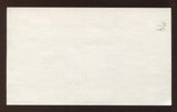 Edward Kinsella Signed 3x5 Index Card Vintage Autographed Baseball Signature