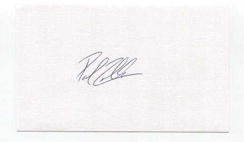 Paul Zuvella Signed 3x5 Index Card Autographed Baseball MLB 1982 Atlanta Braves