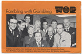 John A. and John B. Gambling Signed Card Photo Autographed Radio Show Hosts