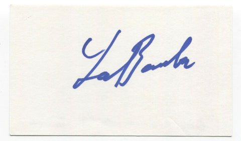 Richie Rosenberg Signed 3x5 Index Card Autographed Signature La Bamba Conan