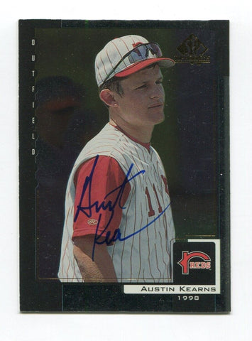 1999 Upper Deck Austin Kerns Signed Card Baseball MLB Autographed AUTO #110