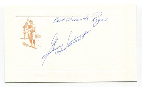 Garry Jestadt Signed Card Autographed Baseball MLB Roger Harris Collection