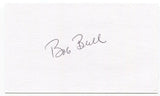 Bob Beall 3x5 Index Card Autographed Signature Atlanta Braves Debut 1975