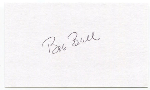 Bob Beall 3x5 Index Card Autographed Signature Atlanta Braves Debut 1975