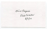 Bill Werber Signed 3x5 Index Card Autograph Baseball MLB New York Yankees