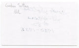 Gordy Soltau Signed 3x5 Index Card Autographed NFL Football San Francisco 49ers