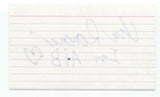 Attack In Black Ian Romano Signed 3x5 Index Card Autographed Signature