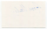 Tom Clark Signed 3x5 Index Card Autographed Canadian Journalist Reporter Anchor