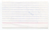 Yurel Echezarrata Signed 3x5 Index Card Autograph Actor The West Side Story