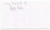 Gary Diminick Signed 3x5 Index Card Autographed Football 1973 Notre Dame Champs