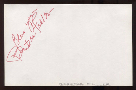 Barbara Fuller Signed HUGE 8x5 Inch Page Autographed The Red Menace