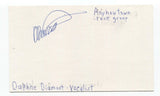 Anyhowtown - Daphne Diamant Signed Index 3x5 Card Autographed Signature Band