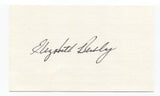 Elizabeth Berkley Signed 3x5 Index Card Autographed Signature Saved By The Bell