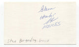 Meices - Steve Borgerding Signed 3x5 Index Card Autographed Signature