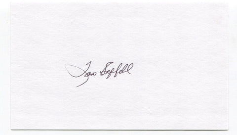 Tom Saffell Signed 3x5 Index Card Autographed Baseball 1949 Pittsburgh Pirates