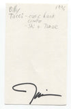 Billy Tucci Signed 3x5 Index Card Autographed Signature Comic Artist Creator Shi