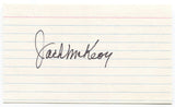 Jack McKeon Signed 3x5 Index Card Autographed MLB Baseball 2003 Florida Marlins