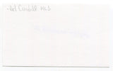 Del Crandall Signed 3x5 Index Card Autographed MLB Baseball Boston Braves