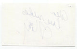 Lily Frost Signed 3x5 Index Card Autographed Signature Singer