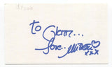 Mitsou Signed 3x5 Index Card Autographed Signature Singer Mitsou Gelinas