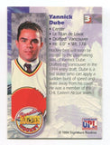 1994 Signature Rookies Yannick Dube Signed Card Hockey NHL Autograph AUTO /7,750