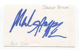 Mark Miller Signed 3x5 Index Card Autographed Signature Sawyer Brown