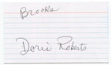 Doris Roberts Signed 3x5 Index Card Autograph Signature Everybody Loves Raymond