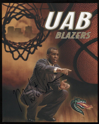 Mike Davis Signed 8x10 Photo College NCAA Basketball Coach Autographed TSU