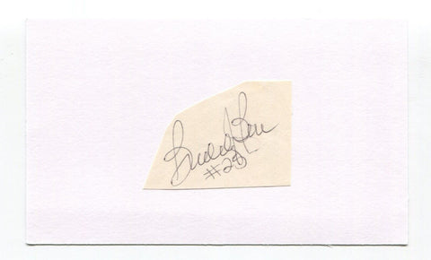 Buddy Bell Signed Cut Index Card Autographed Baseball MLB Cleveland Indians