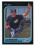 1997 Bowman Jarrod Washburn Signed Baseball Card Autographed AUTO #385