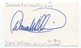 Diamond Rio - Dana Williams Signed 3x5 Index Card Autographed Signature Band