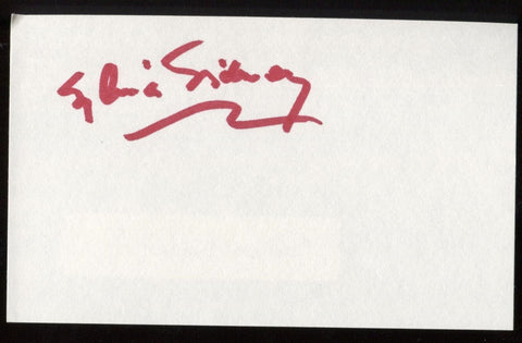 Sylvia Sidney Signed Index Card Autographed 1993 Autographed Fury