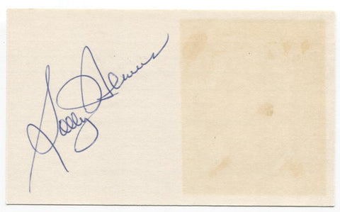 Solomon (Solly) Hemus Signed 3x5 Index Card Baseball Autographed Signature