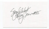 Steve Schubert Signed 3x5 Index Card Autographed NFL Football Chicago Bears