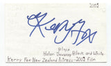 Kerry Fox Signed 3x5 Index Card Autographed Signature Actress