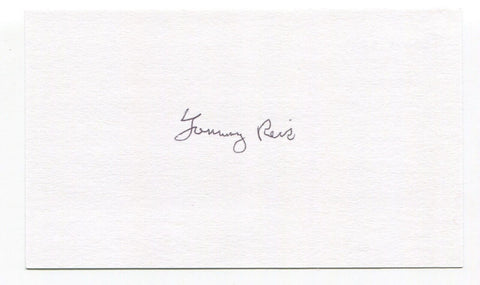 Tommy Reis Signed 3x5 Index Card Autographed MLB Baseball Philadelphia Phillies