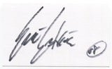 Eric Erskine Signed 3x5 Index Card Autographed Signature Singer