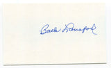 Buck Lansford Signed 3x5 Index Card Autographed NFL Football Philadelphia Eagles