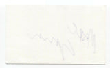 Marc Salem Signed 3x5 Index Card Autograph Signature Mentalist