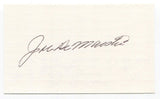 Joe DeMaestri Signed 3x5 Index Card Autographed MLB Baseball New York Yankees