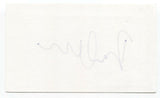 David Usher Signed 3x5 Index Card Autographed Signature Singer Moist